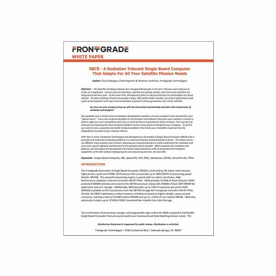 SBC Gen8 White Paper
