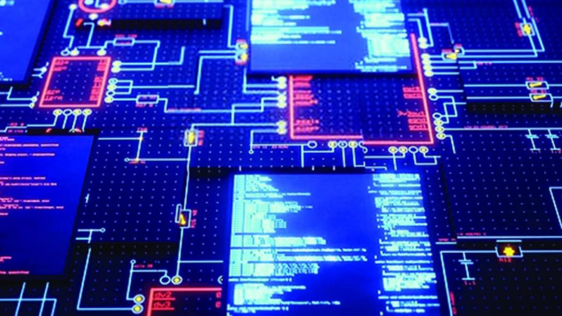 Stylized circuit board