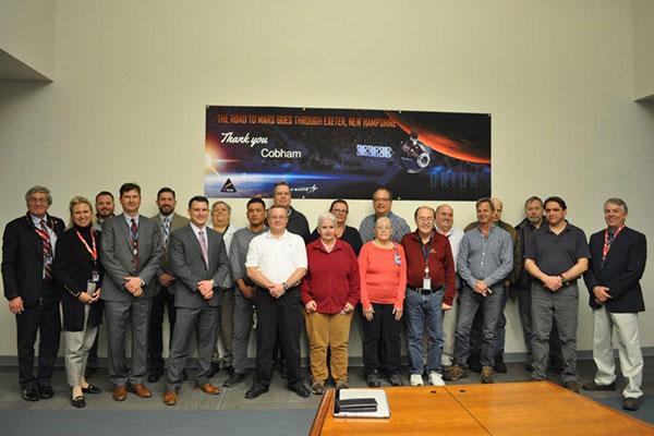 Cobham recognition for Lockheed Orion Spacecraft