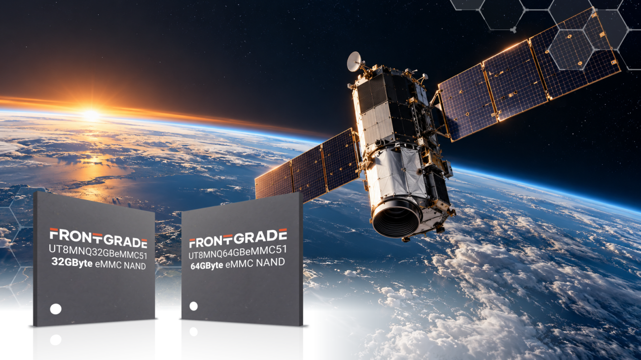 64GB eMMC Managed NAND Satellite Space