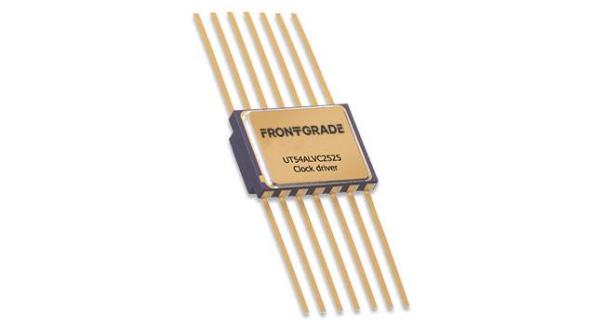 The UT54ALVC2525 is a low voltage, minimum skew, one-to-eight clock driver